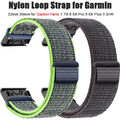 Quick Fit Nylon Armband für Garmin Fenix 7 7X 6 6X Pro 5 5X Plus 3 3HR Enduro 2