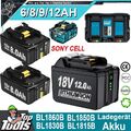 4x Für Makita 18V Akku BL1860B BL1850B BL1840B BL1830B BL1860 Doppelladegerät