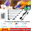 19-115cm LED Aquarium Leuchten Schildkröten Unterwasser Beleuchtung Lampe RGB