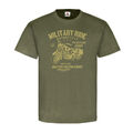 Military Ride Motocycle Armee Army Military USA WLA American GI - T Shirt #25804