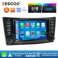 Autoradio Carplay Android 13 4+64G GPS Für Mercedes Benz E Klasse W211 CLS W219