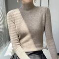 Damen Winter Rollkragenpullover Pulli Strickpullover Pullover Sweater Herbst Top