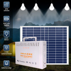 Tragbare Powerstation Solargenerator LiFePO4 mit Solarpanel für Camping Outdoor