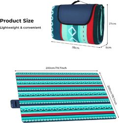 Picknickdecke XXL 200x300cm Campingdecke Reisedecke Stranddecke Picknick Decke