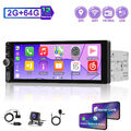 6.86" 64GB Apple Carplay 1 Din Autoradio Android 13 GPS Navigation Mit Kam DAB+