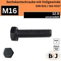 M16 DIN-933 12.9 Sechskantschraube mit Vollgewinde ISO 4017 Maschienenschraube