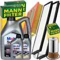 MANN FILTER INSPEKTIONSPAKET+7L MOBIL 10W-40 MOTORÖL für MERCEDES W124 250 D