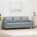 3-Sitzer-Sofa Hellgrau 180 Cm Stoff