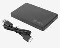 Festplattengehäuse USB 3.0 Externes Gehäuse 2.5“ SATA III, schwarz