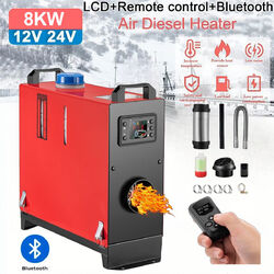 8KW 12V 24V Air Diesel Heizung Luftheizung Standheizung W/ Bluetooth App Heater