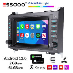 Android 13 2+64G 7" Carplay Autoradio Für Mercedes Benz A/B-Klasse B200 GPS NAVI