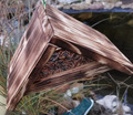 Vogelfutterhaus Futterstation Futterstelle zum Aufhängen Vogelhaus Geflammt