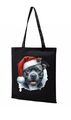 Tragetasche Einkaufstasche Beutel Tasche Terrier Tiermotiv Weihnachtsbeutel