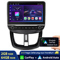 Carplay Für Peugeot 207 06-2015 Android 13 Autoradio GPS Navi DAB WIFI BT 2+64G