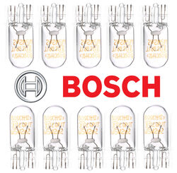 1-10 BOSCH W5W 5W 12V W2.1x9,5d Glüh Lampe Birne Glassockel Standlicht W5W 