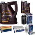 BOSCH Inspektionspaket 7 L MANNOL Extreme 5W-40 für Audi A3 1.8 TFSI 2.0