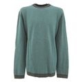  QS by S OLIVER Herren Pulli Pullover Strick Rundhals Baumwolle blau grün 30760