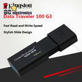 Kingston DT100G3 8GB 16/32/64GB 128GB Data Traveler USB 3.0 Flash Pen Drive A3GE