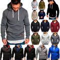 Herren Kapuzenpullover Warm Sweatjacke Hoodie Sweatshirt Pullover Pulli Sweat