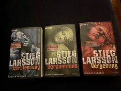 Stieg Larsson 1-3 Konvolut Millennium Trilogie Vergebung Verblendung Verdammnis