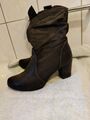 Tamaris Stiefeletten Gr. 38 Leder Grau Elegant  Bequem in gutem Zustand