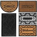 Fußmatte "Welcome" 40x60cm Türmatte Fußabtreter Schmutzfangmatte Kokos / Gummi