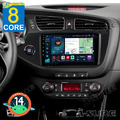 8-Kern 4+64GB Android 14 CarPlay Autoradio GPS Navi BT Für Kia Ceed JD 2012-2017