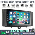 DAB+ 9" Android Autoradio Für Mercedes Benz Smart Fortwo 451 10-2015 KAM GPS Nav