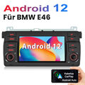 7"Android 12 CARPLAY Autoradio GPS Navi Bluetooth WiFi DAB für BMW E46 1998-2006