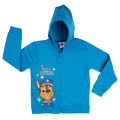 Paw Patrol Kapuzenpullover für Jungen mit Reißverschluss Hoodie Sweatjacke Blau