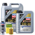 Motoröl 5W30 LIQUI MOLY Special Tec F 6L +MANN Ölfilter +Spülung