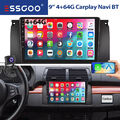 4+64G Für BMW 5er E39 X5 E53 M5 Android 13 Autoradio GPS NAVI WIFI KAM Bluetooth