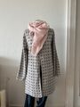 HERZENSANGELEGENHEIT - Strickjacke, Doubleface, grau/schwarz/rose, NP 349,-