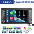 7" 2+32G Carplay Autoradio Für VW Touareg T5 Multivan V Android 13 GPS NAV RDS