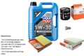 MAHLE Inspektionspaket 5 L Liqui Moly Longtime 5W-30 für Skoda Fabia III 1.0 VW