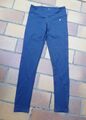 lange Laufhose, running tights, Fitnesshose, dunkelblau, Gr. S, ACTIVE