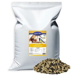 25 kg Sonnenblumenkerne geschält Bruch & schwarz Mix Wildvogelfutter Lyra Pet®