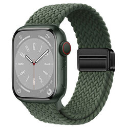 Magnet Nylon Armband Für Apple Watch Ultra 2 49mm Series 9 8 7 6 5 SE 42/44/45mm