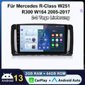 Autoradio Für Mercedes R-Class W251 R300 Carplay Android 13 GPS NAVI DAB+ 2+64G