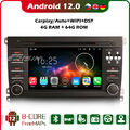 4+64GB 8 Kern Android 13 DAB+ DSP GPS Autoradio für Porsche Cayenne DVD GPS WiFi