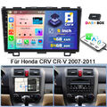 4+64GB Android13 Autoradio FM GPS Navi Carplay Für Honda CRV CR-V 2007-2011 +DAB