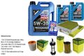 INSPEKTIONSKIT FILTER LIQUI MOLY ÖL 7L 5W-30 für Audi A6 Avant 4G5 C7 3.0 TDI