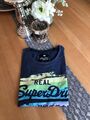 *Superdry*  T-Shirt    Gr. 42   Blau mit Aufdruck    Top!