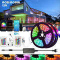 12V 24V LED RGB RGBW Stripe Strip Streifen Band SMD5050 WIFI Controller IP20 5m