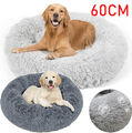 60CM Hundebett Katzenbett Haustierbett Kuschelbett Bett Hundekorb Plüsch Donut 