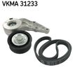 SKF Keilrippenriemensatz VKMA 31233 für AUDI VW TT GOLF SHARAN 4 1J1 BORA 1 1J2