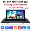 Carplay Für BMW X3 E83 2004-2012 Android12 Autoradio GPS Navi WIFI BT DAB+ 4+64G