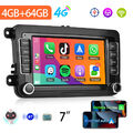 4G+64G 7" Android 13 Autoradio CarPlay für VW GOLF 5 6 Passat Touran Tiguan EOS