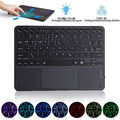 QWERTZ Bluetooth Tastatur mit Touchpad für iPad Tablet PC IOS Android Windows DE