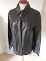 Bogner Damen Lederbluse gr 36 schwarz